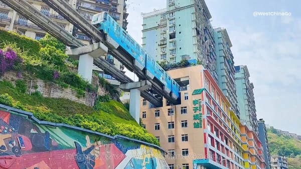 Atrakcia v Chongqing